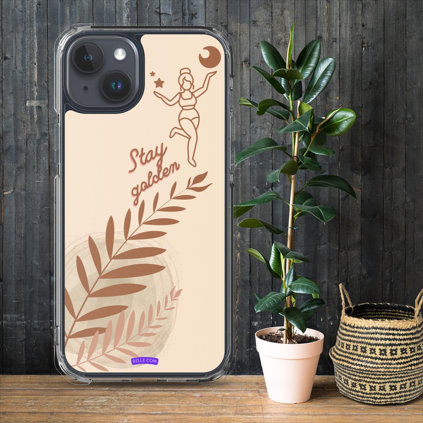 Boho Girl Clear Case for iPhone®