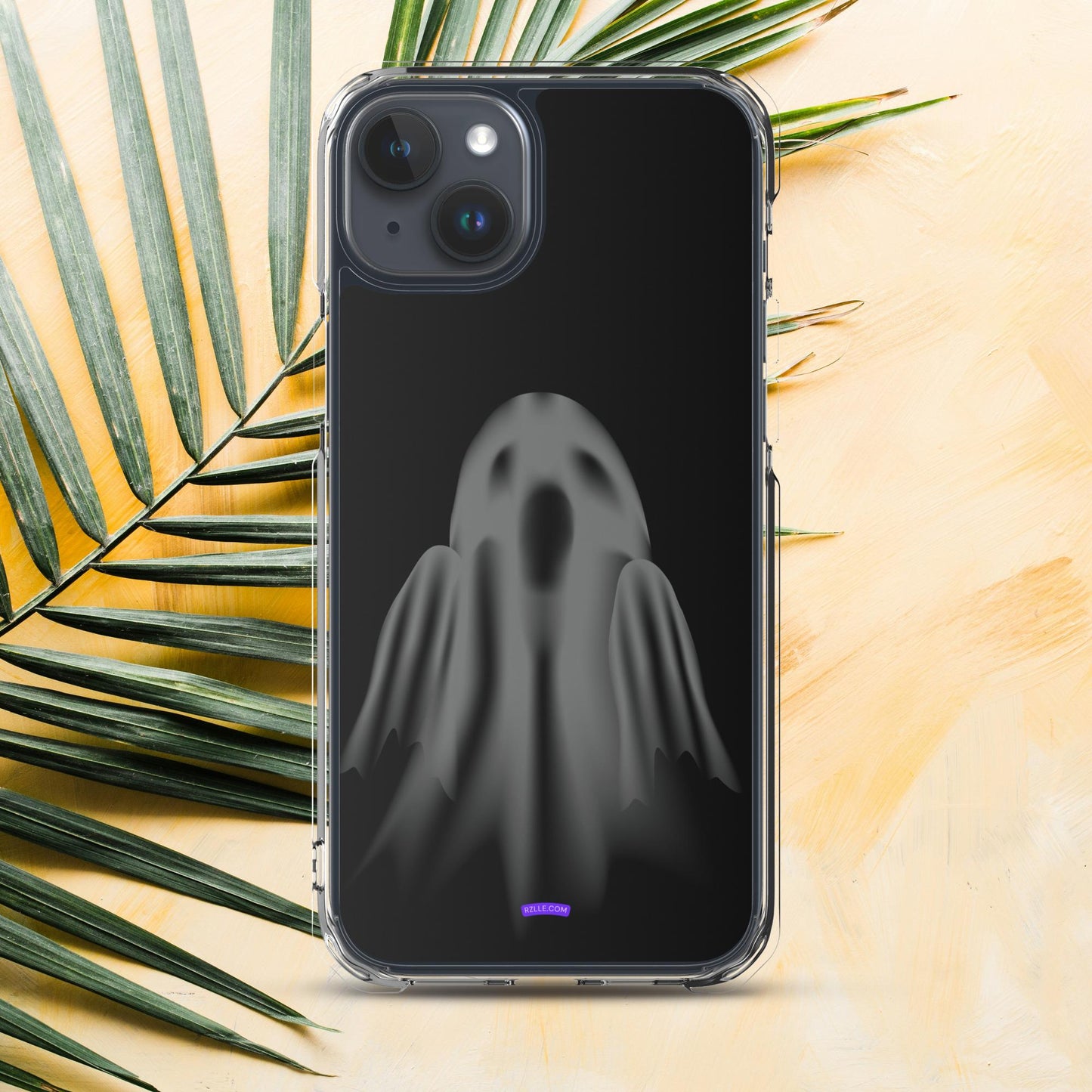 Scary Ghost Halloween Clear Case for iPhone®