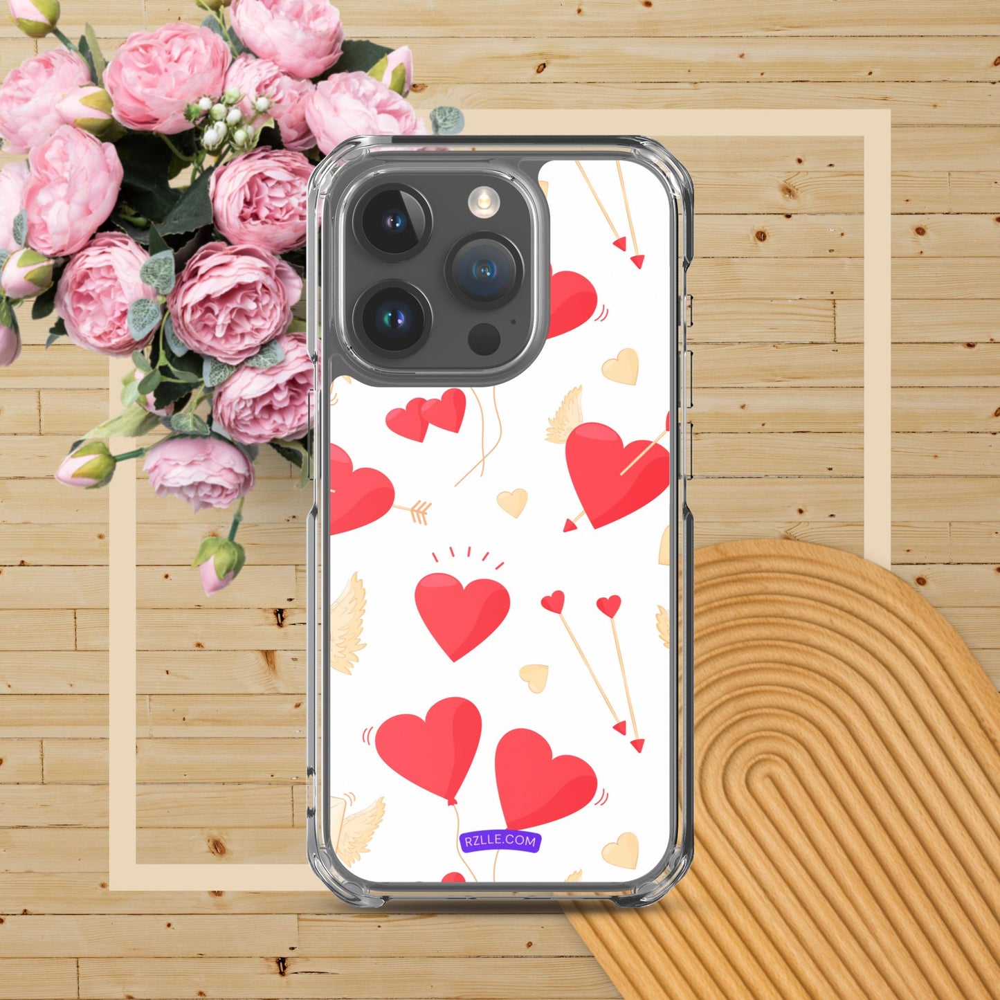 Hearts & Arrows Clear Phone Case for iPhone®