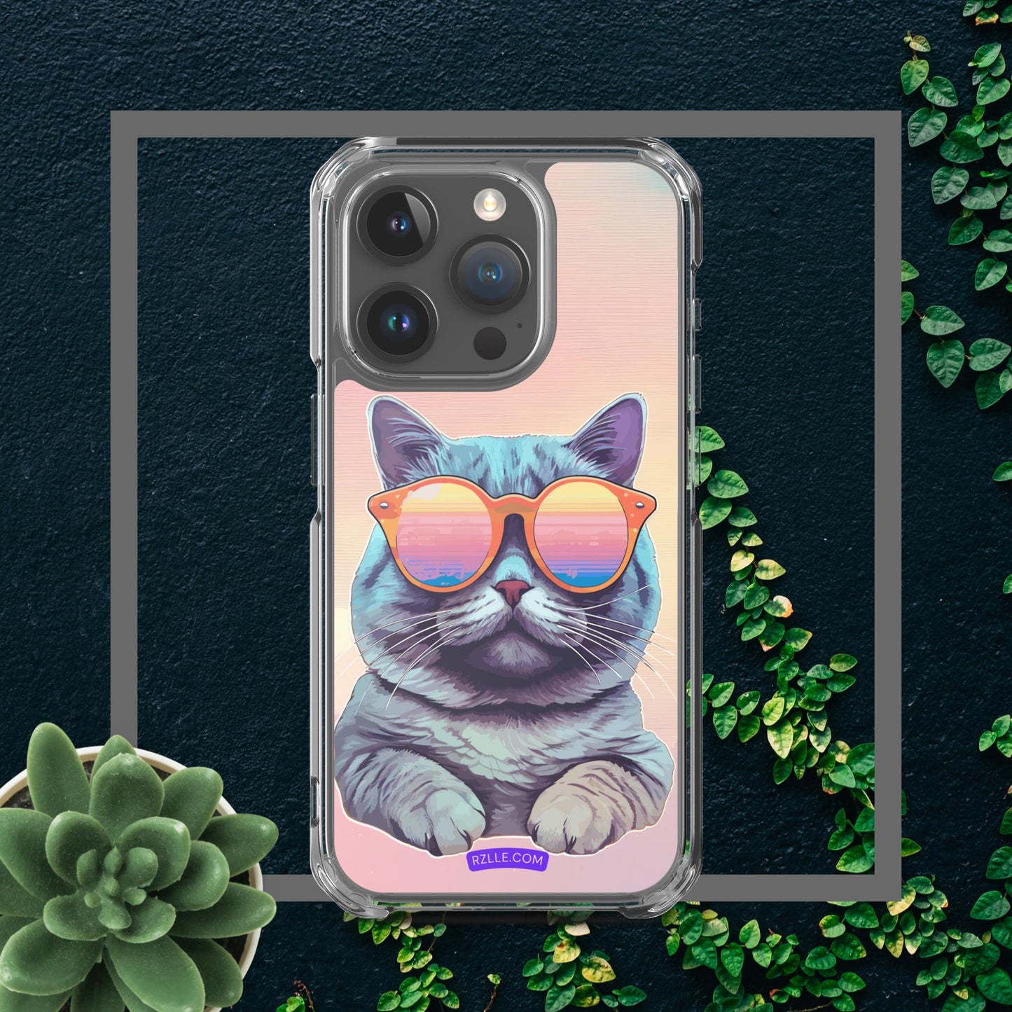 Cool Cat Clear Case for iPhone®