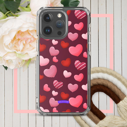 Candy Hearts  Clear Phone Case for iPhone®