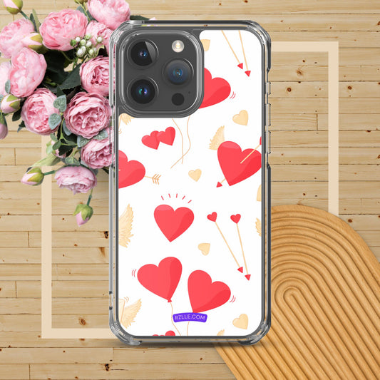 Hearts & Arrows Clear Phone Case for iPhone®