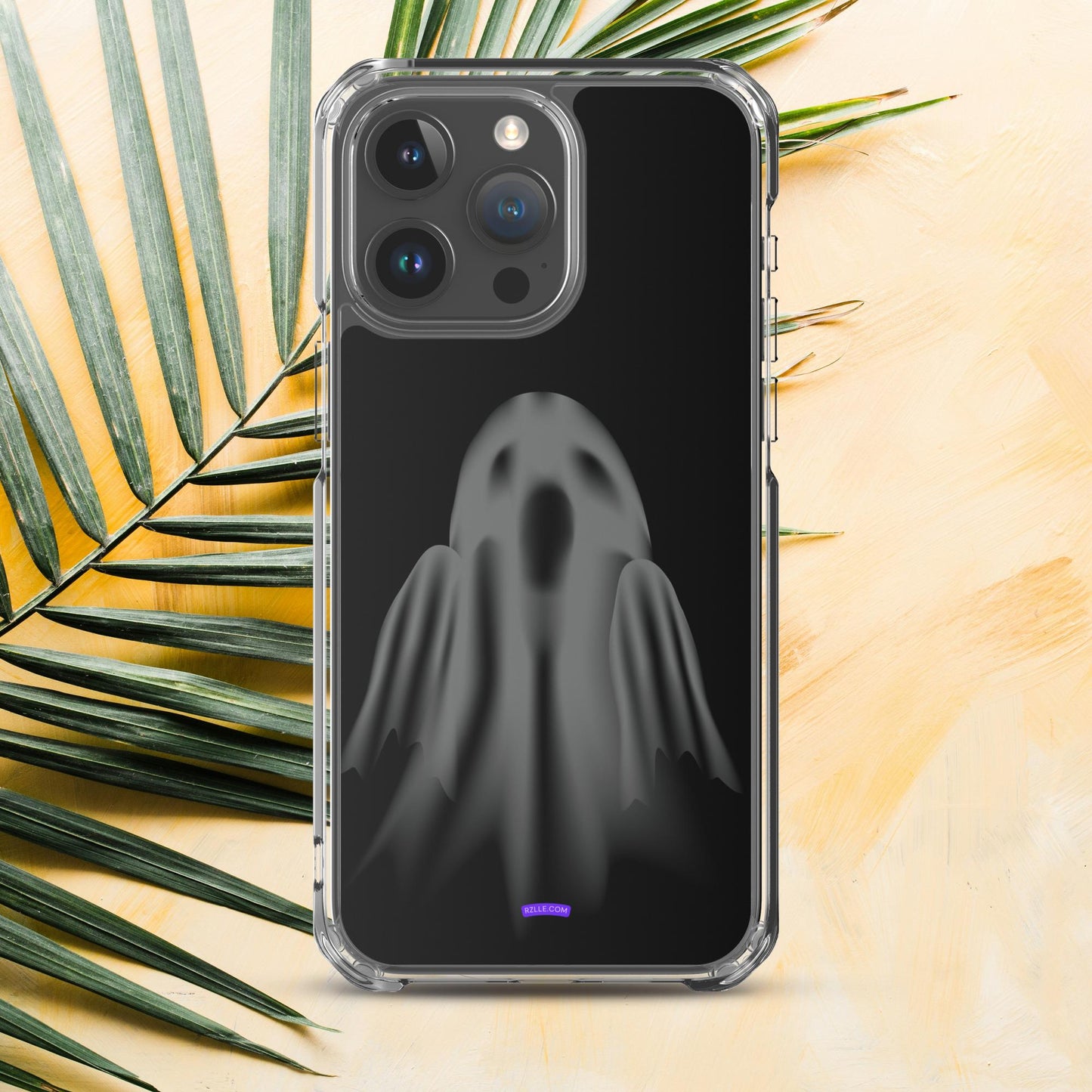 Scary Ghost Halloween Clear Case for iPhone®