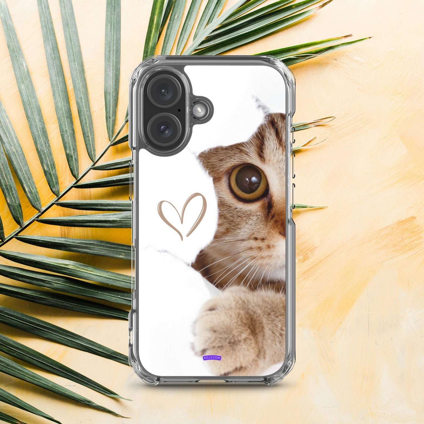 Cute Cat Peeking  Clear Case for iPhone®