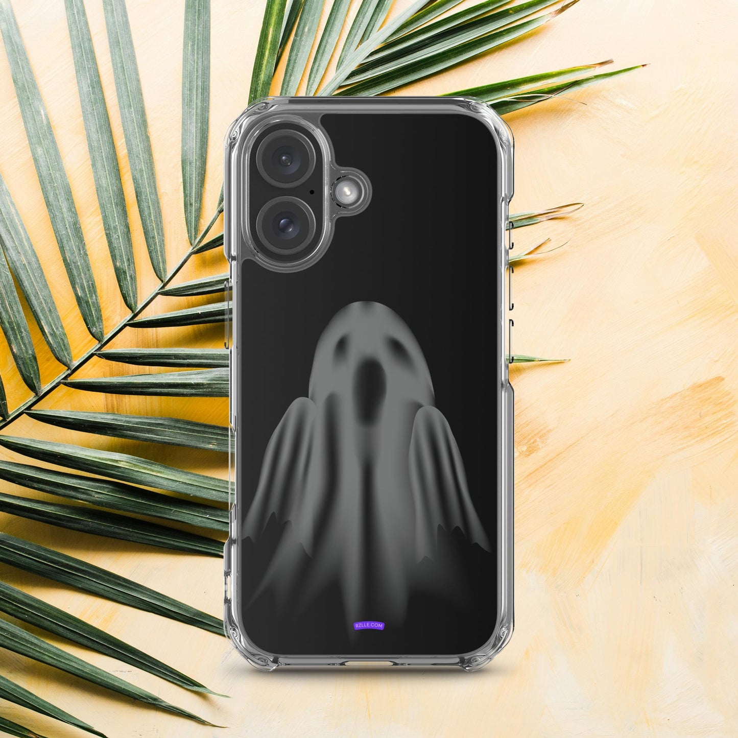 Scary Ghost Halloween Clear Case for iPhone®