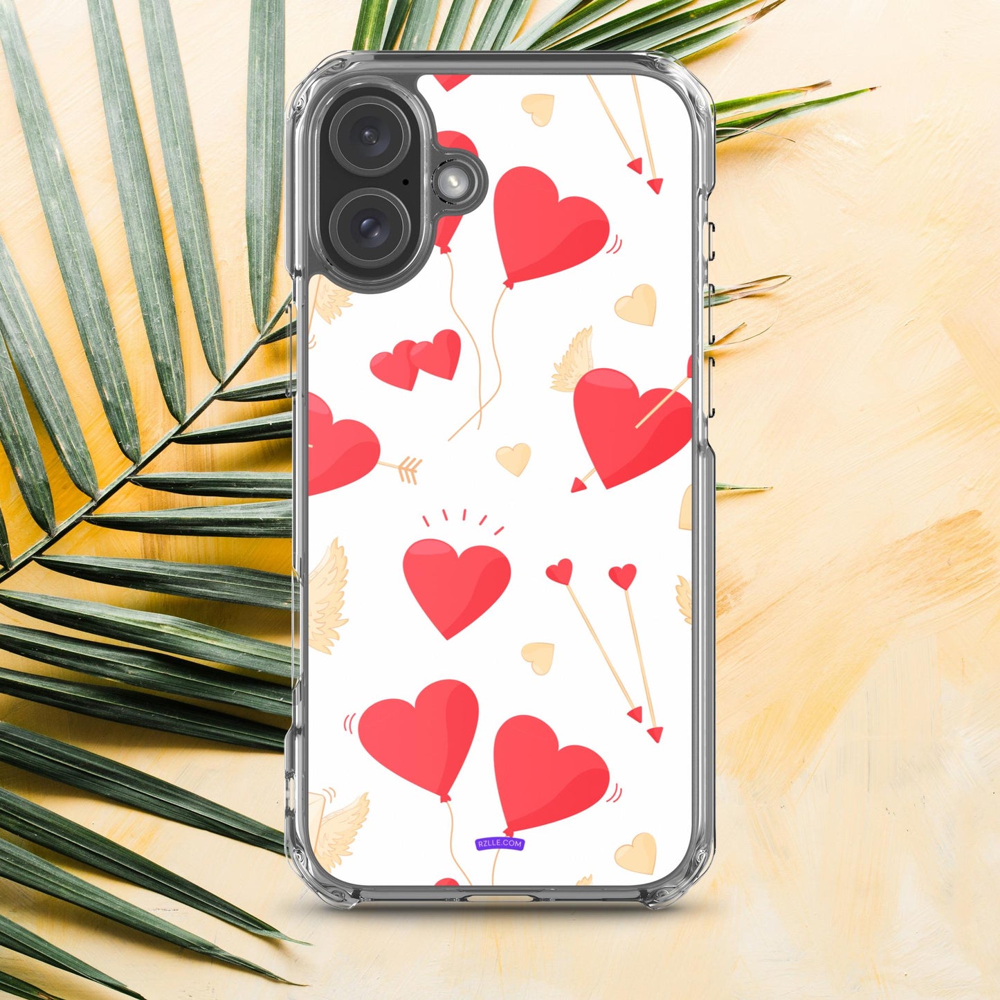 Hearts & Arrows Clear Phone Case for iPhone®