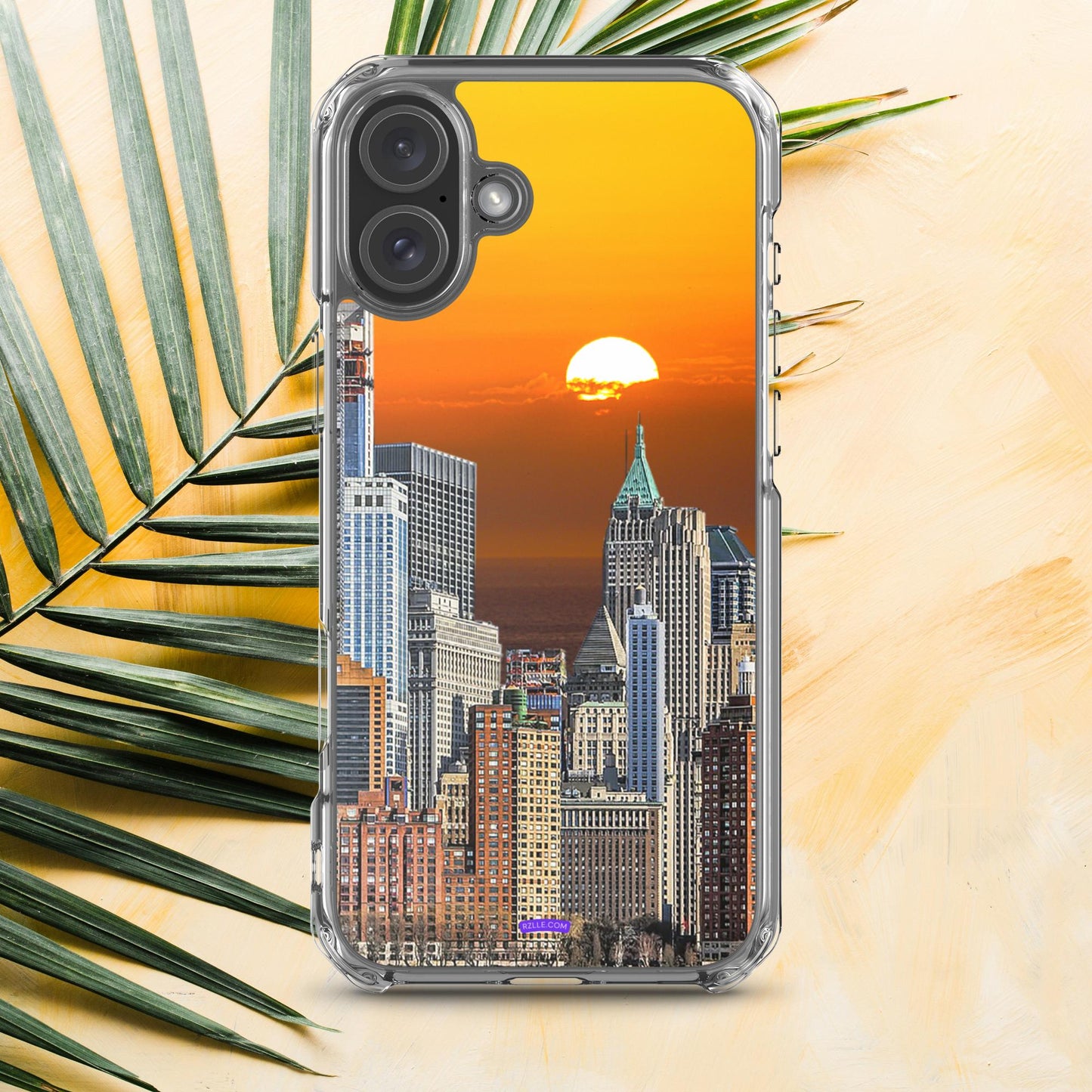 City Skyline Sunset Clear Case for iPhone®