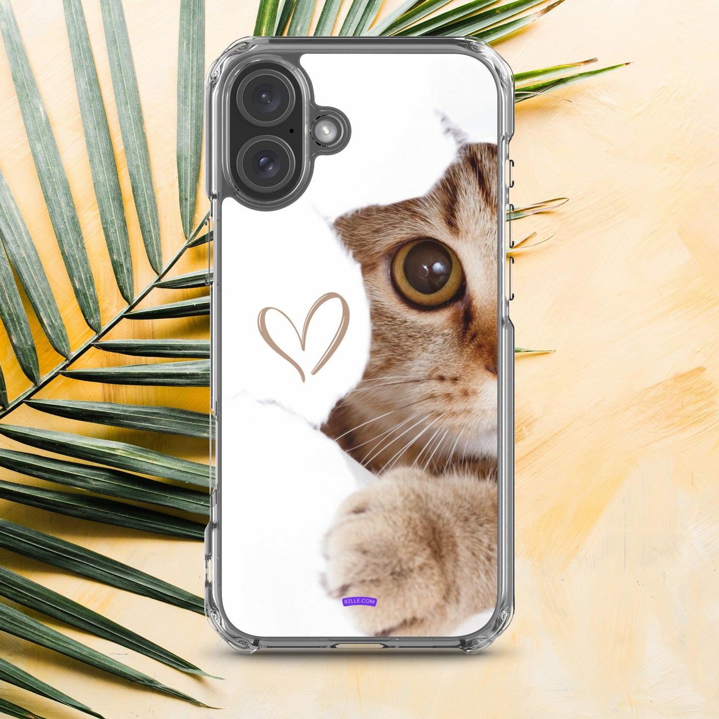 Cute Cat Peeking  Clear Case for iPhone®