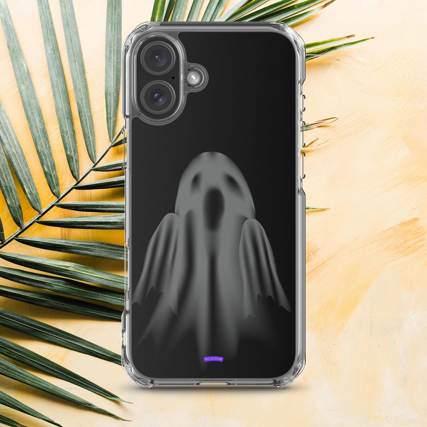 Scary Ghost Halloween Clear Case for iPhone®