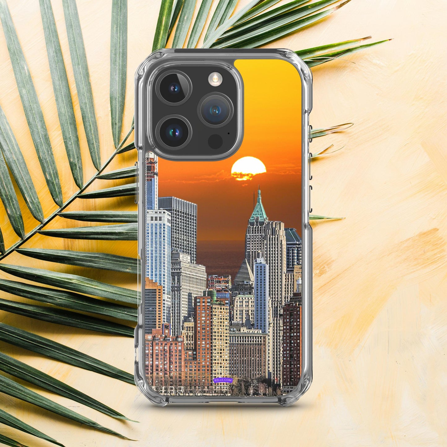 City Skyline Sunset Clear Case for iPhone®