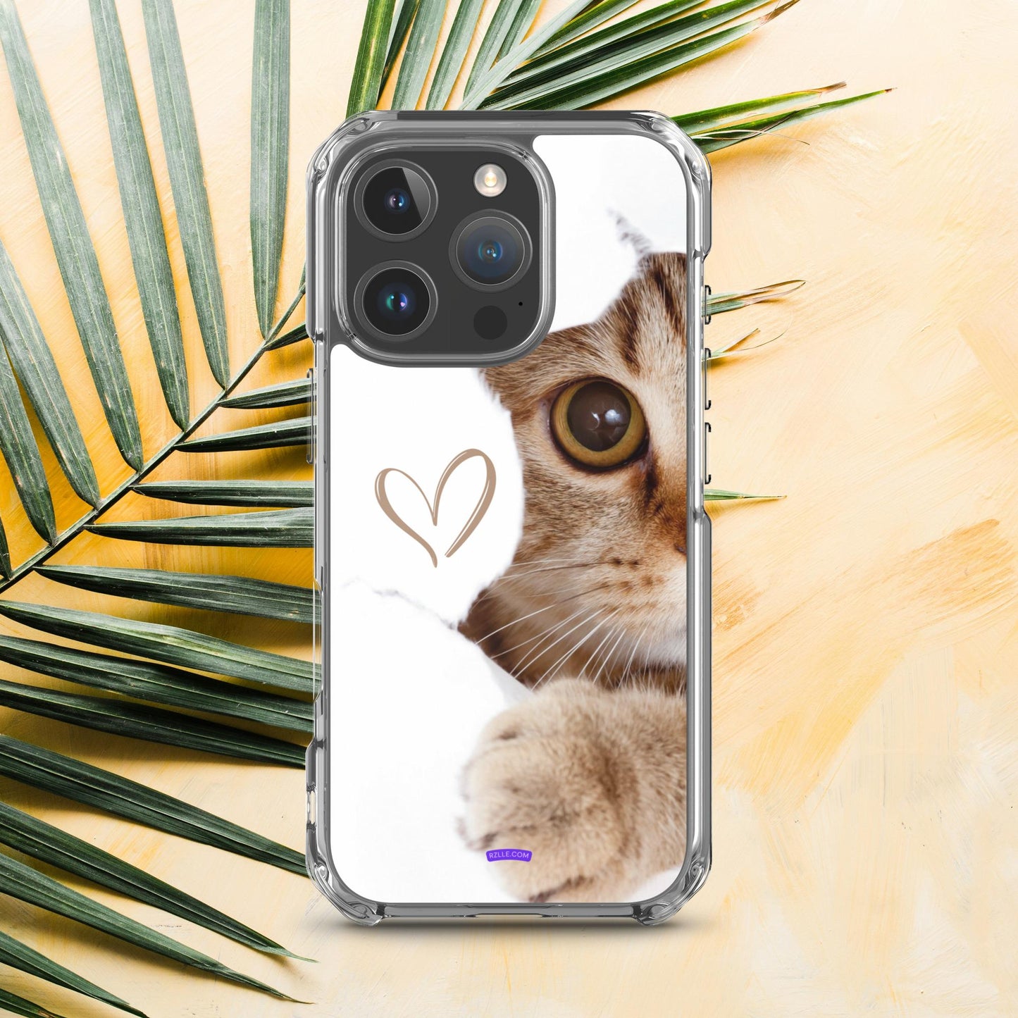 Cute Cat Peeking  Clear Case for iPhone®