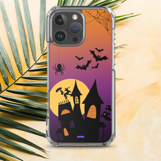 Scary Haunted House Halloween Clear Case for iPhone®