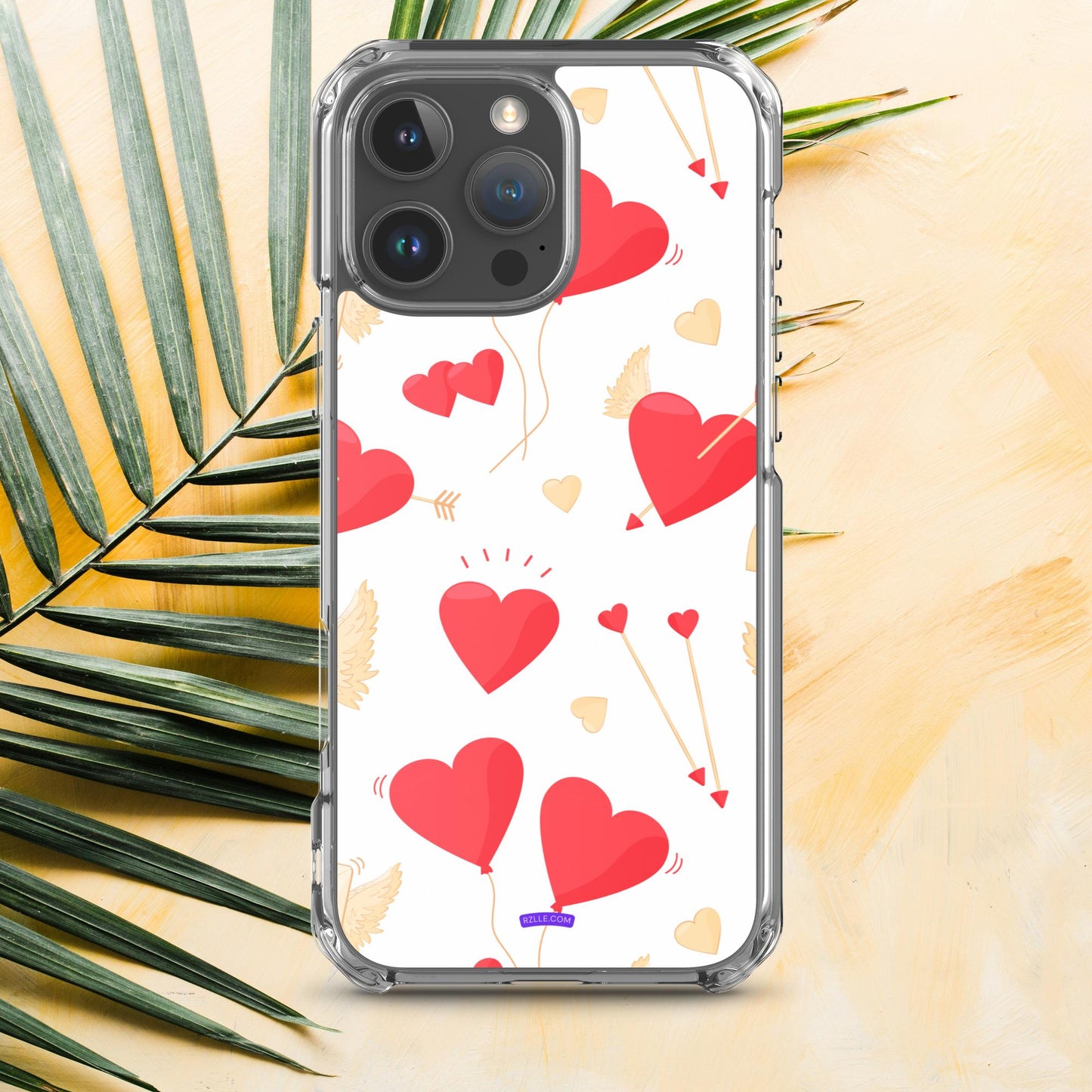 Hearts & Arrows Clear Phone Case for iPhone®