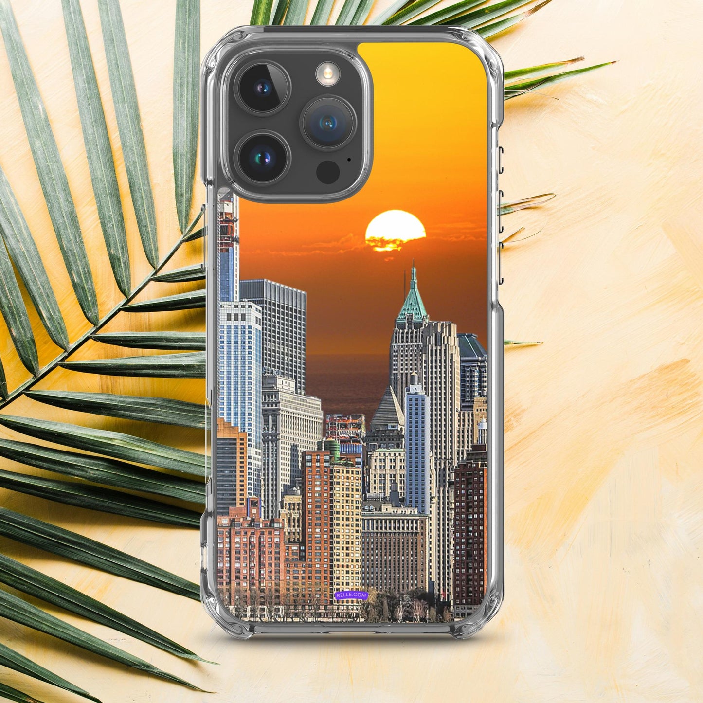 City Skyline Sunset Clear Case for iPhone®