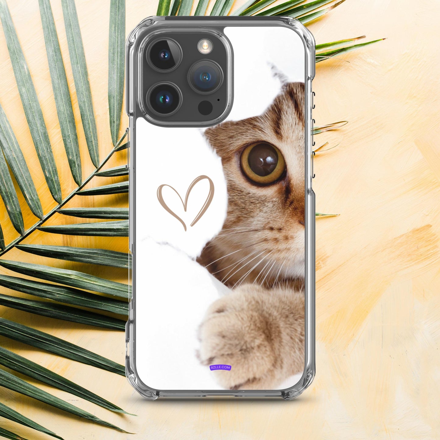 Cute Cat Peeking  Clear Case for iPhone®