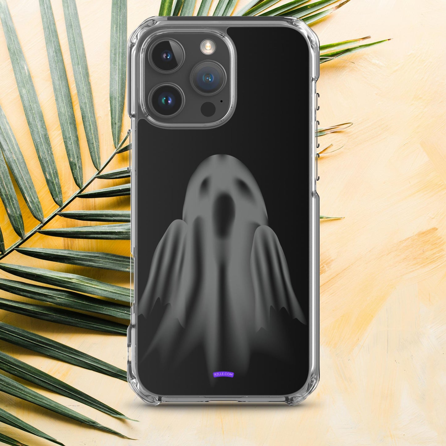 Scary Ghost Halloween Clear Case for iPhone®