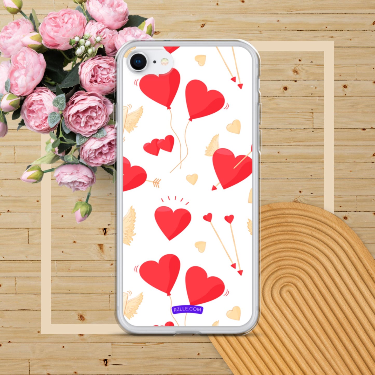 Hearts & Arrows Clear Phone Case for iPhone®