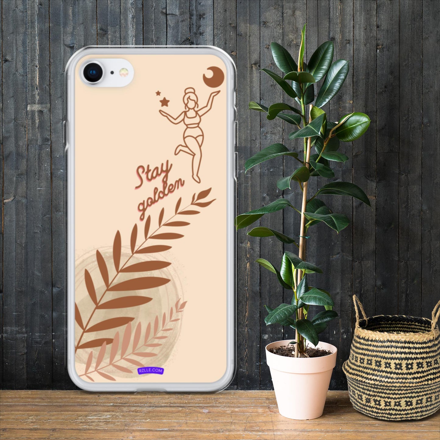 Boho Girl Clear Case for iPhone®