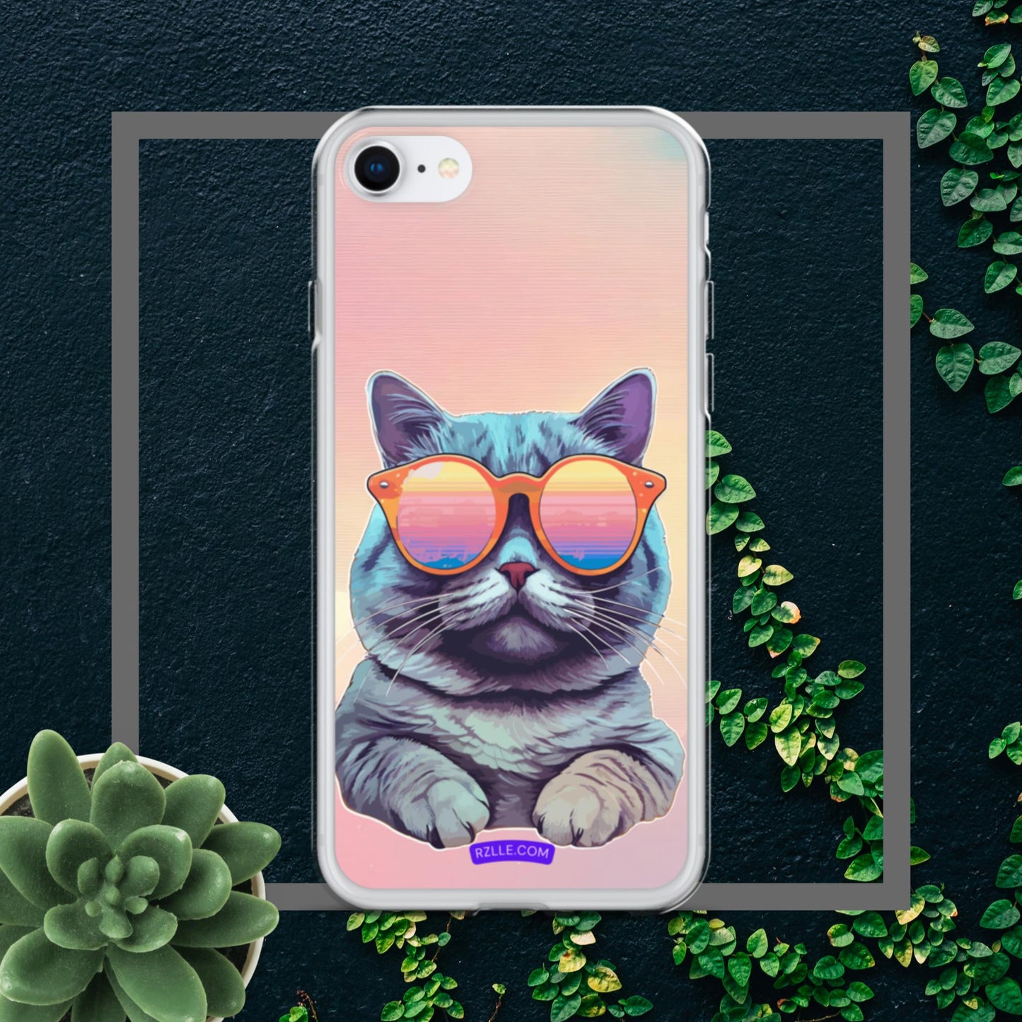 Cool Cat Clear Case for iPhone®