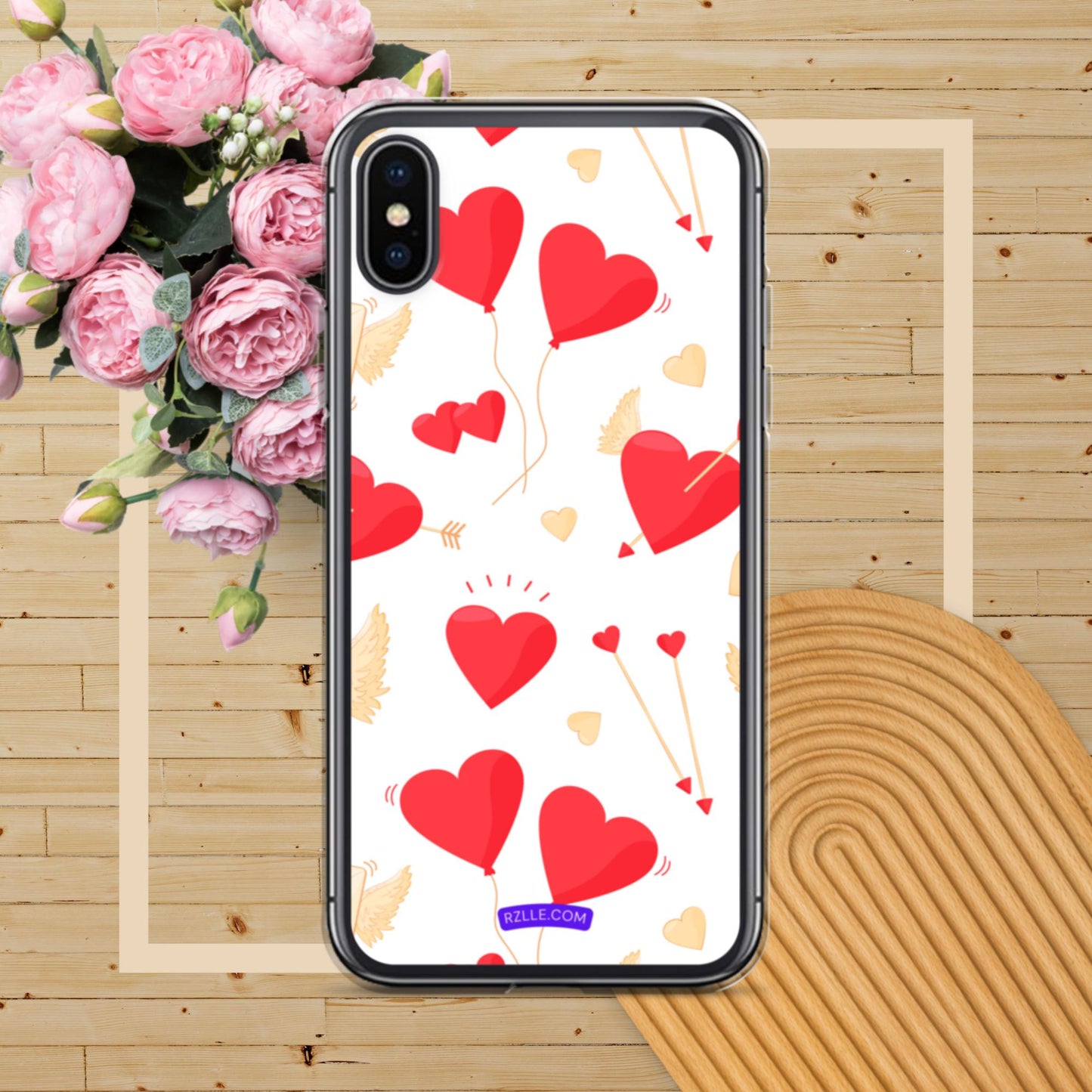 Hearts & Arrows Clear Phone Case for iPhone®