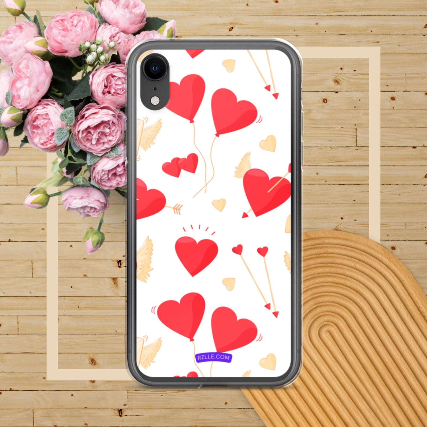 Hearts & Arrows Clear Phone Case for iPhone®