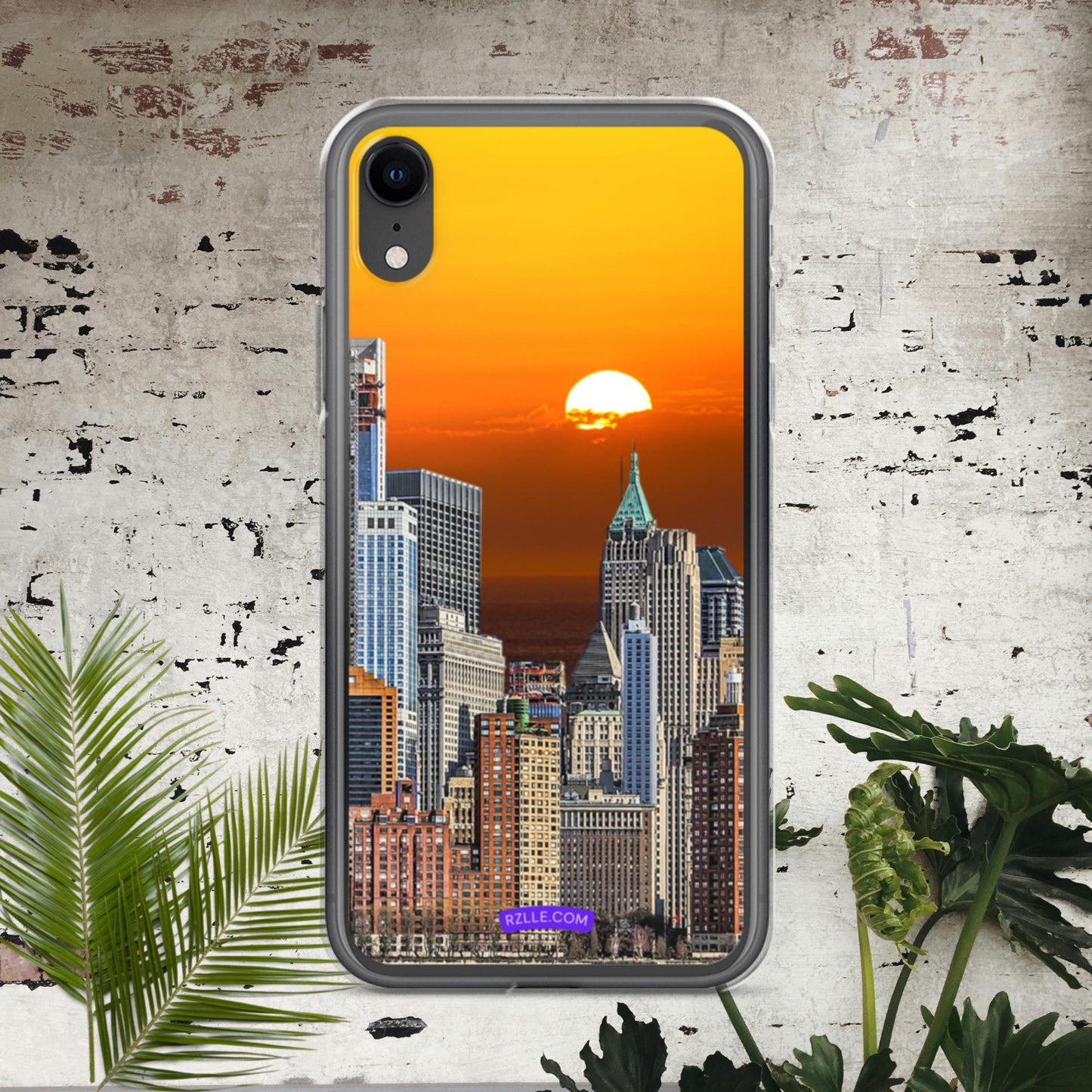 City Skyline Sunset Clear Case for iPhone®