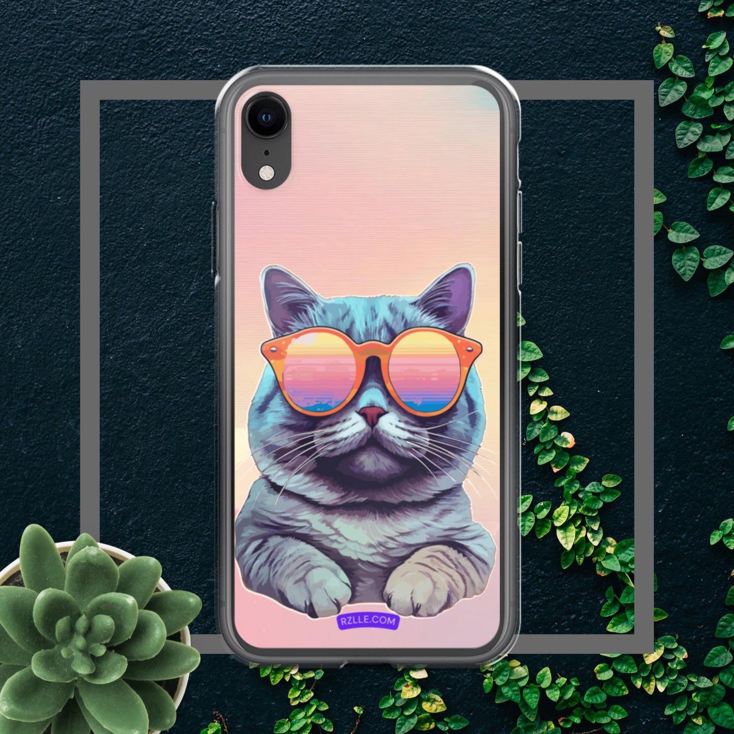 Cool Cat Clear Case for iPhone®