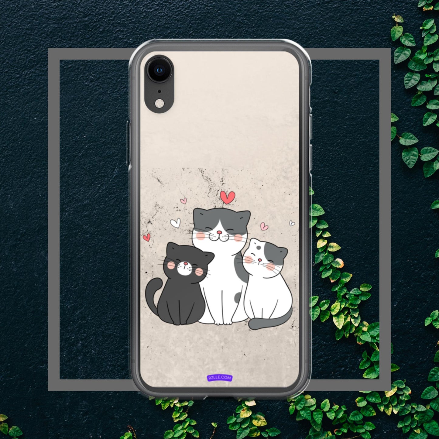 Cute Trio Cats Clear Case for iPhone®