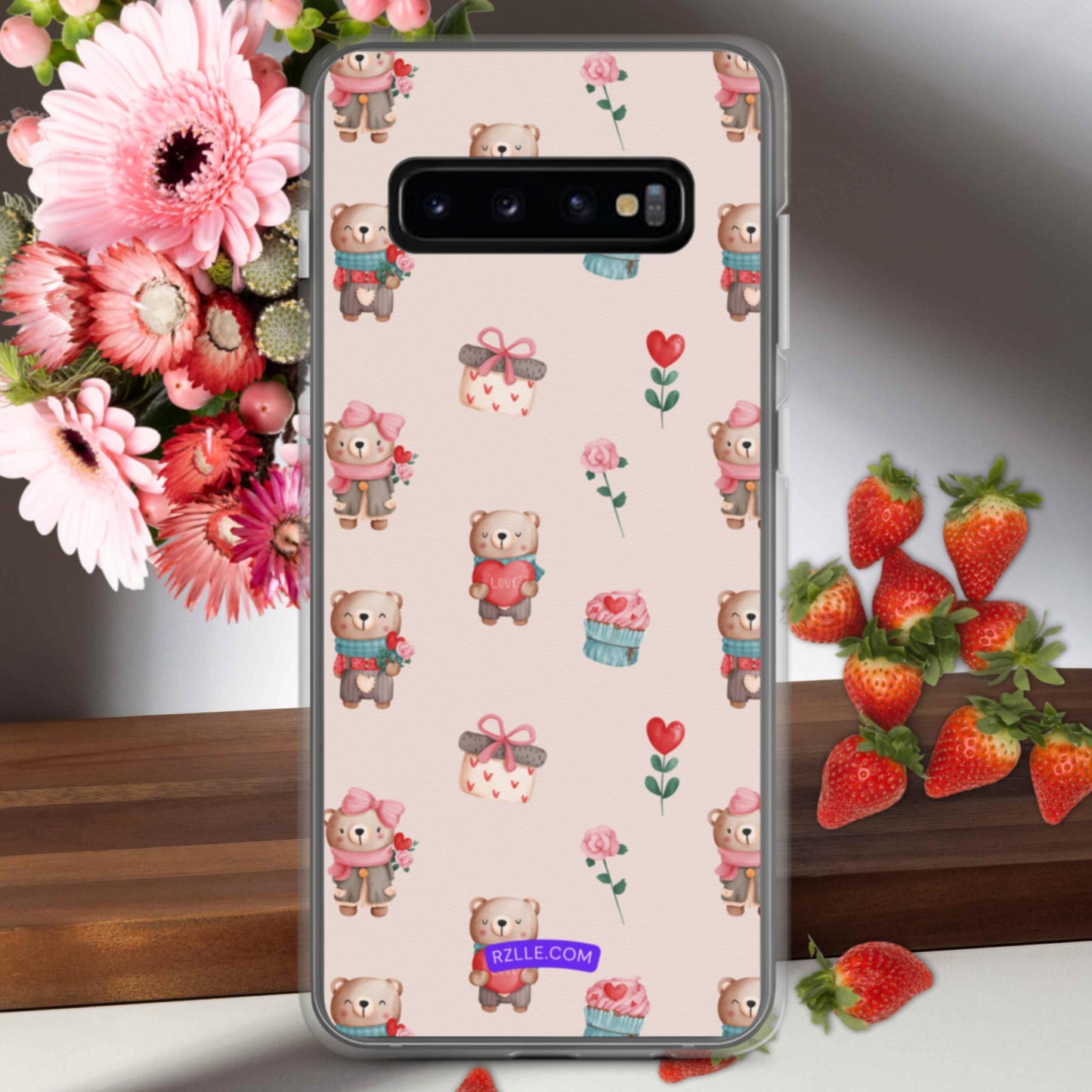 Cute Valentine Bears Samsung® Galaxy Clear Phone Case