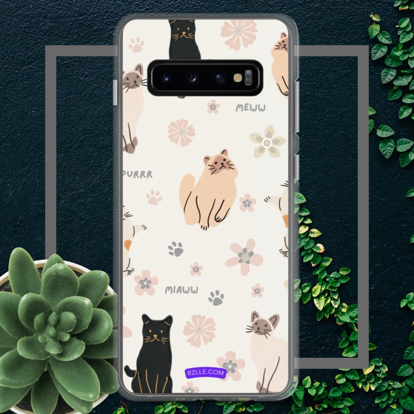 Cute Cats Samsung® Galaxy Clear Phone Case