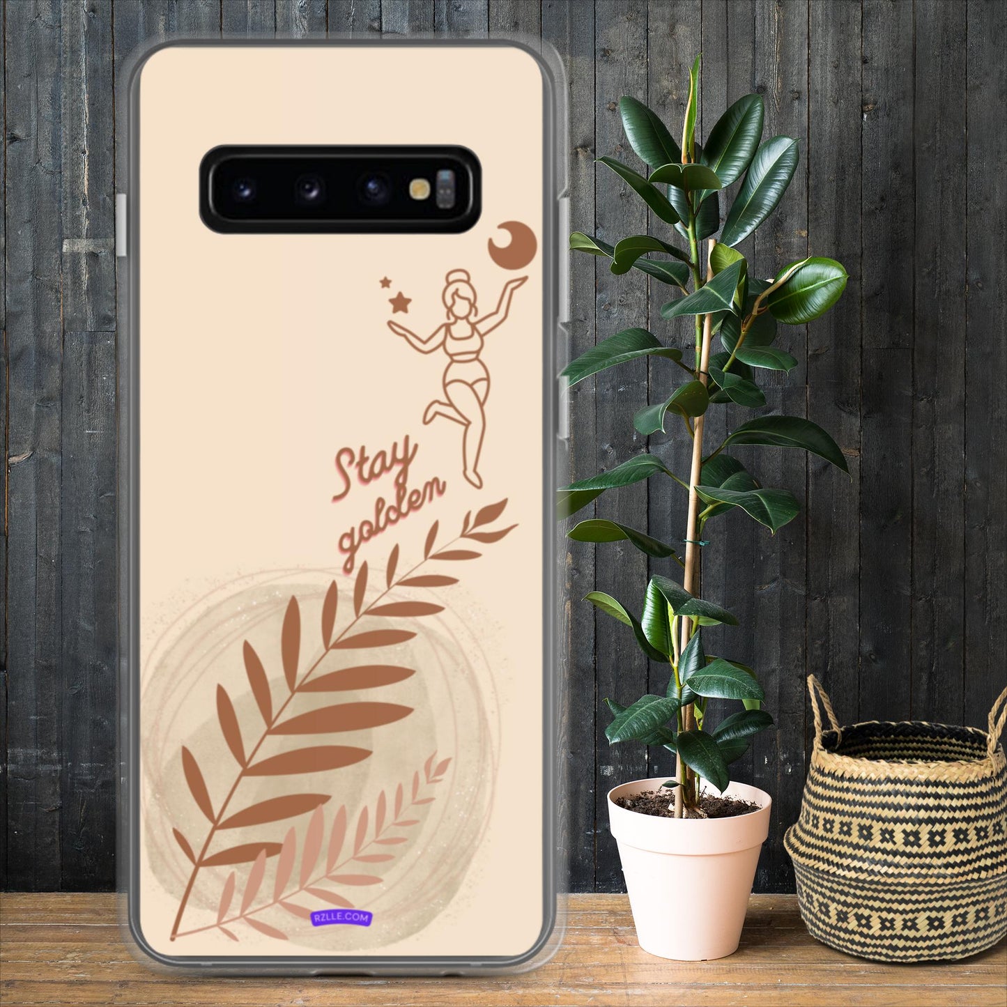 Boho Girl Clear Case for Samsung®