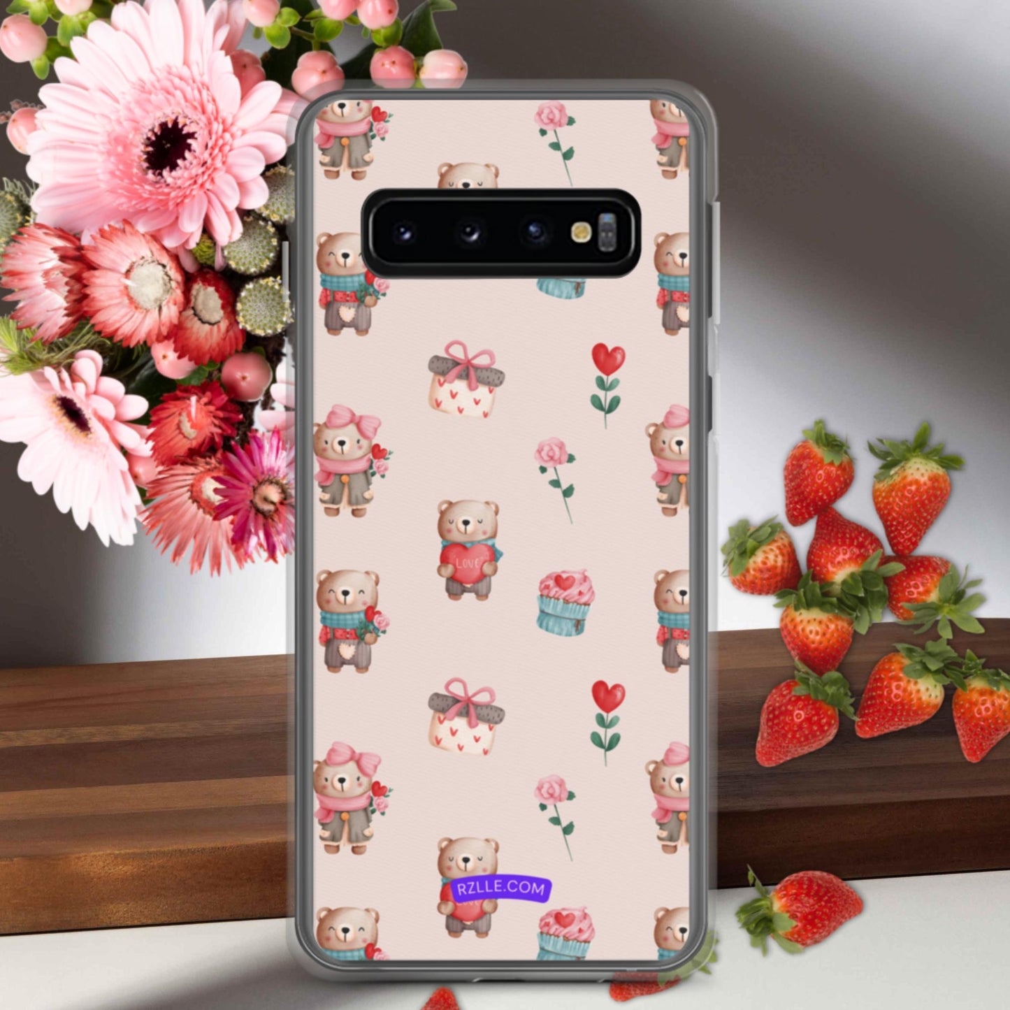 Cute Valentine Bears Samsung® Galaxy Clear Phone Case