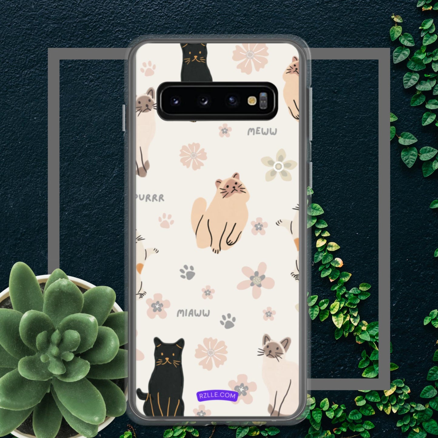 Cute Cats Samsung® Galaxy Clear Phone Case