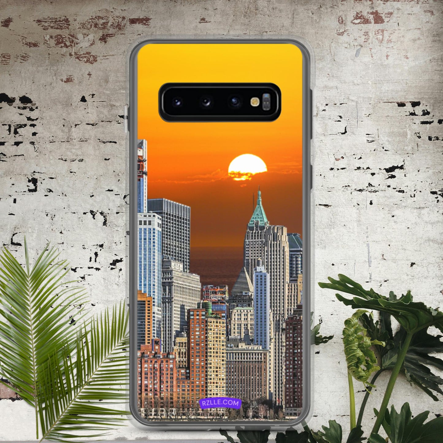 City Skyline Sunset Clear Case for Samsung®