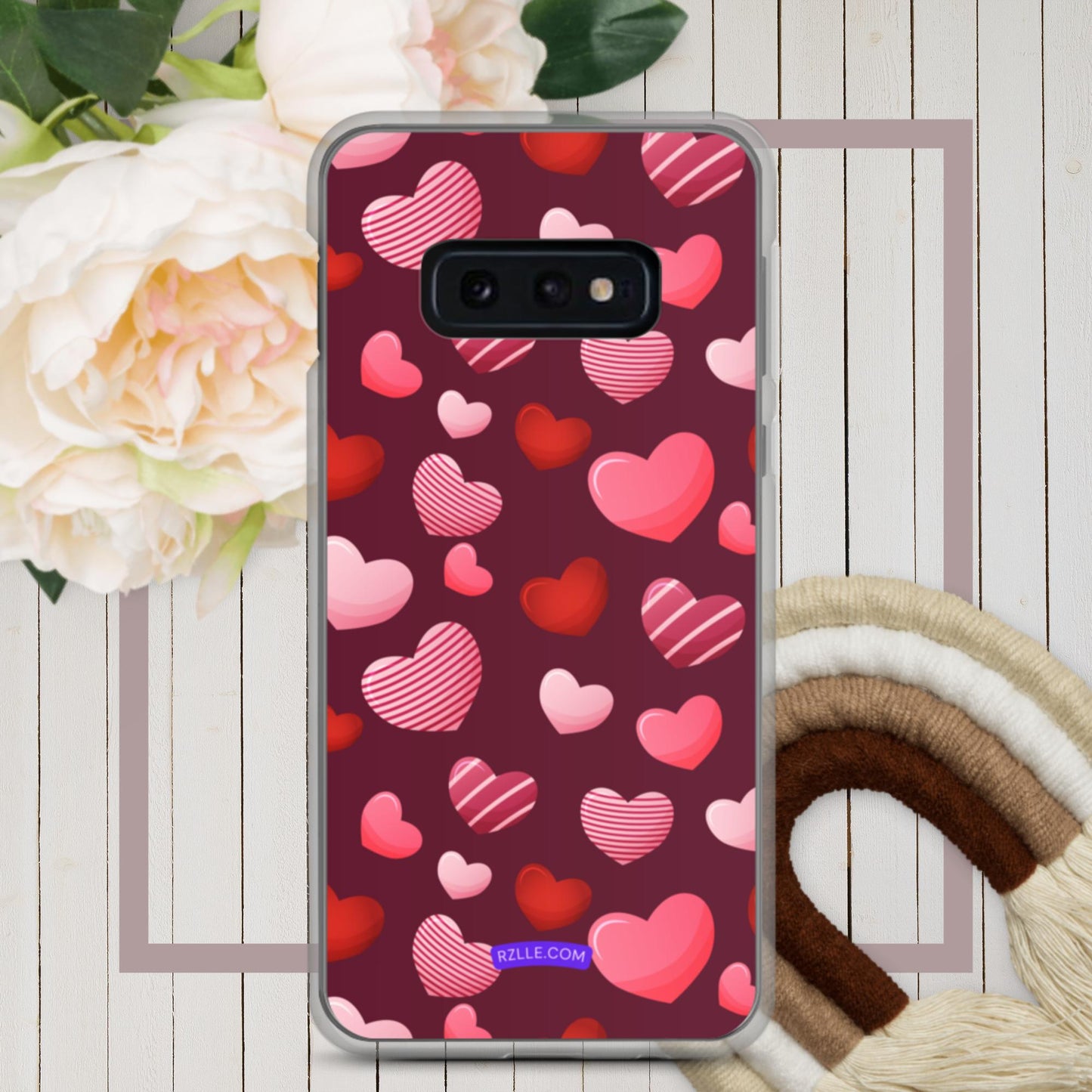 Candy Hearts Samsung® Galaxy Clear Phone Case