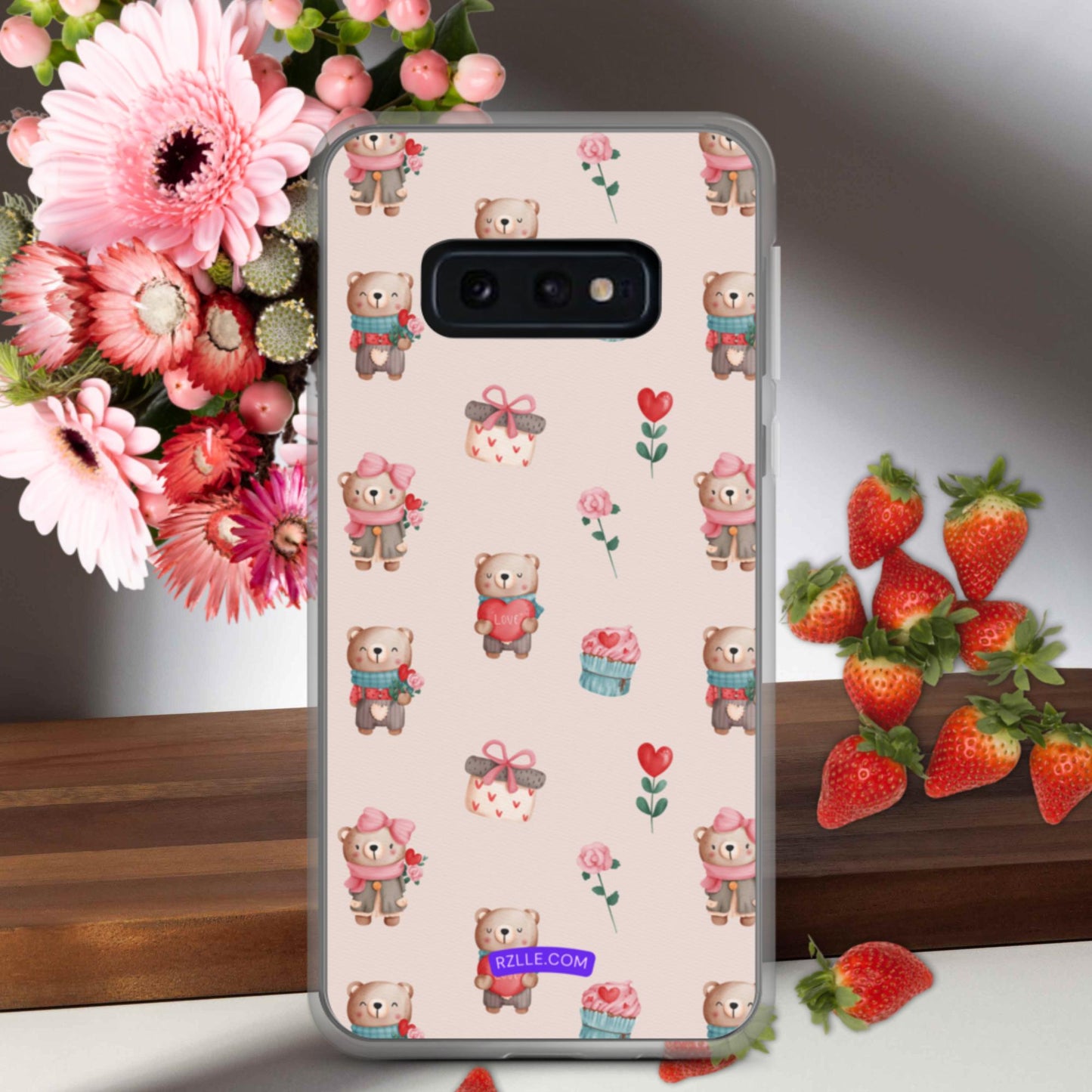 Cute Valentine Bears Samsung® Galaxy Clear Phone Case