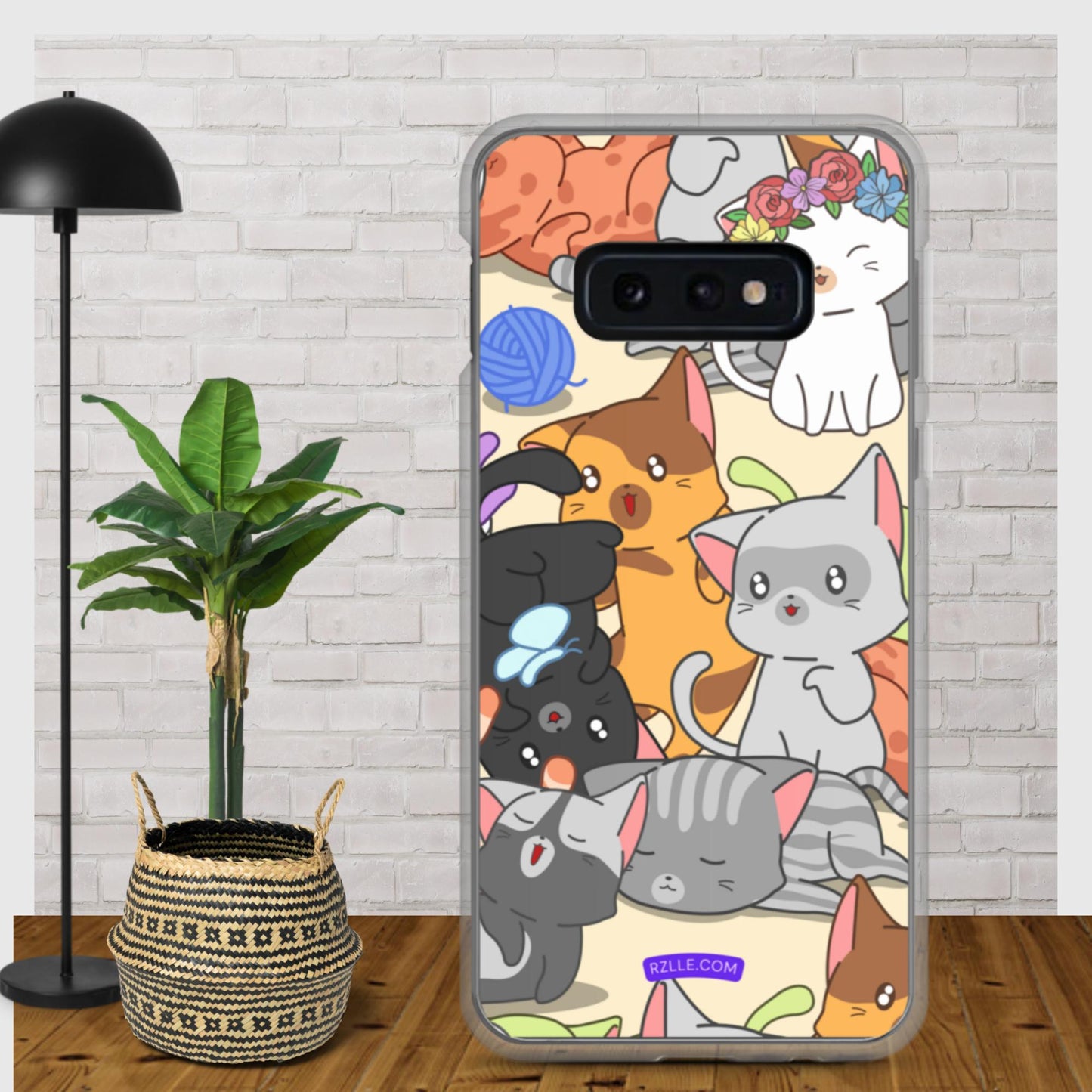 Cute Kawaii Cats Clear Case for Samsung®