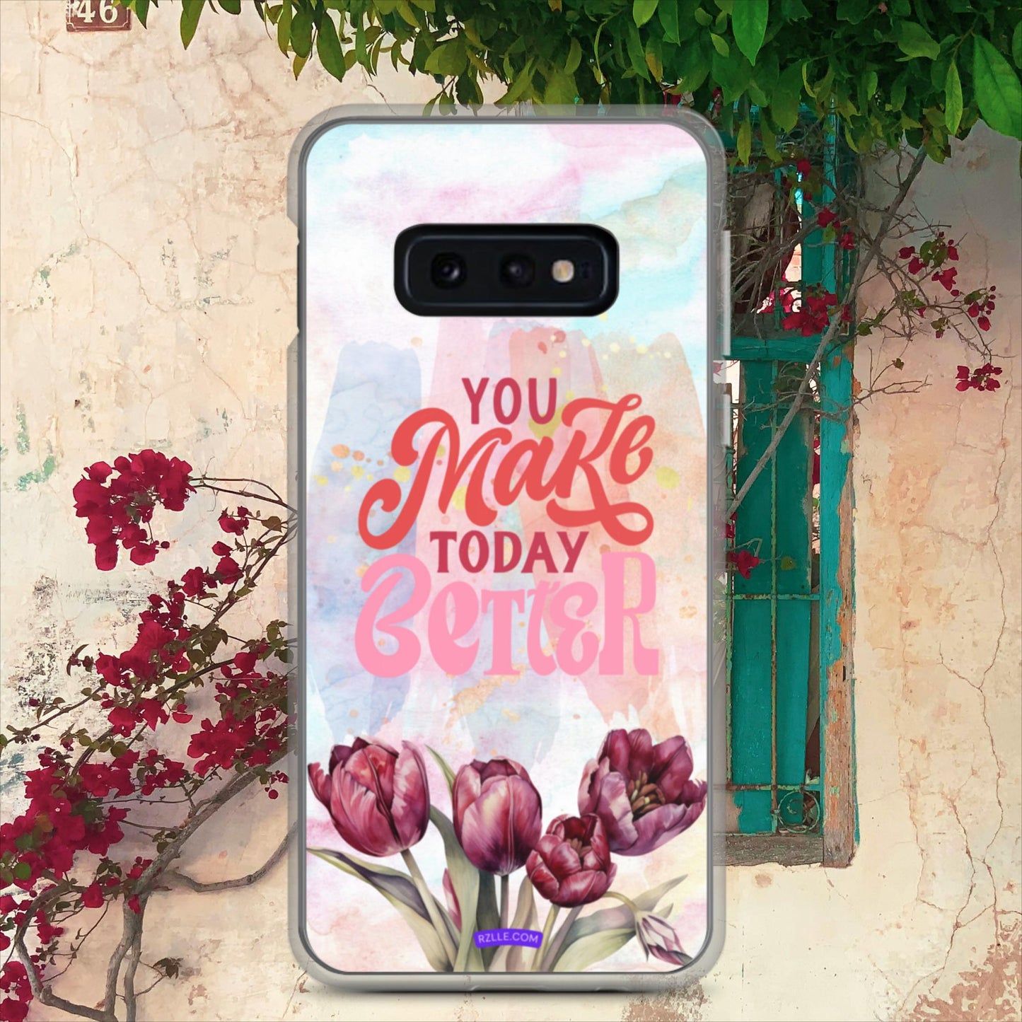 Tulips Flower In Watercolor Clear Case for Samsung®