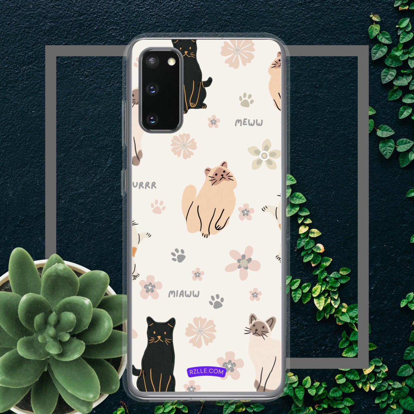 Cute Cats Samsung® Galaxy Clear Phone Case