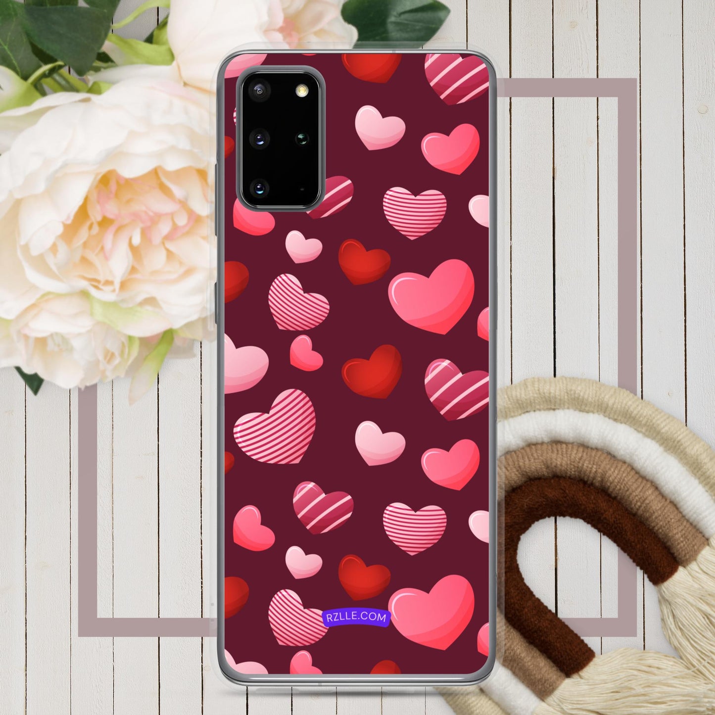 Candy Hearts Samsung® Galaxy Clear Phone Case