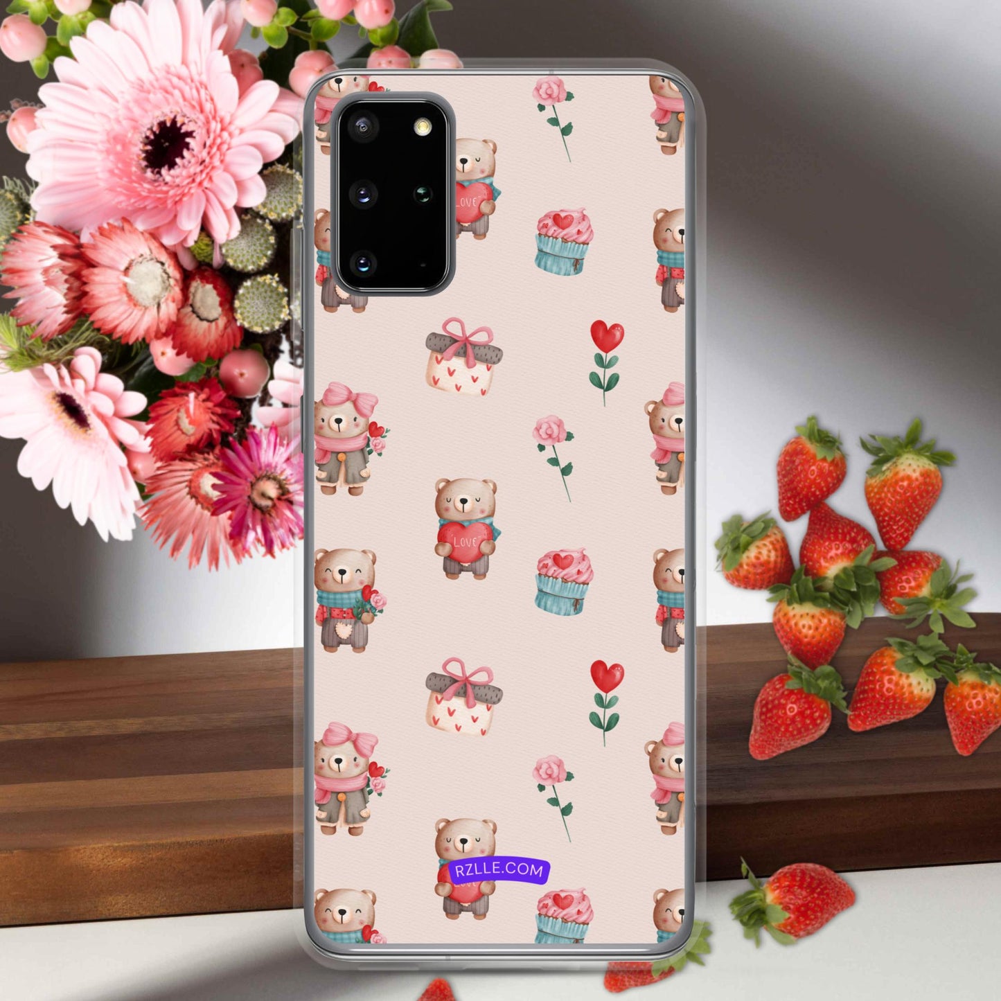 Cute Valentine Bears Samsung® Galaxy Clear Phone Case