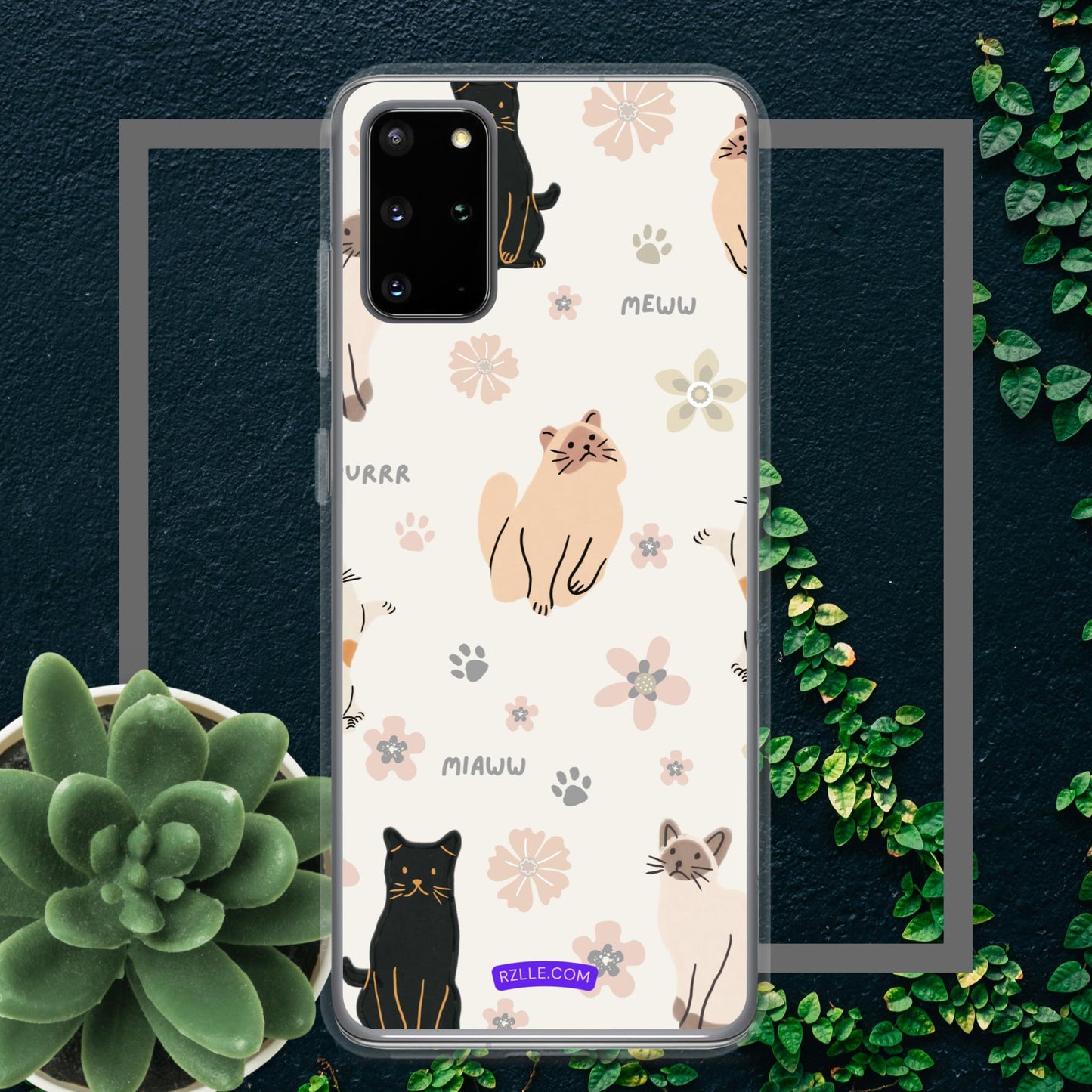 Cute Cats Samsung® Galaxy Clear Phone Case