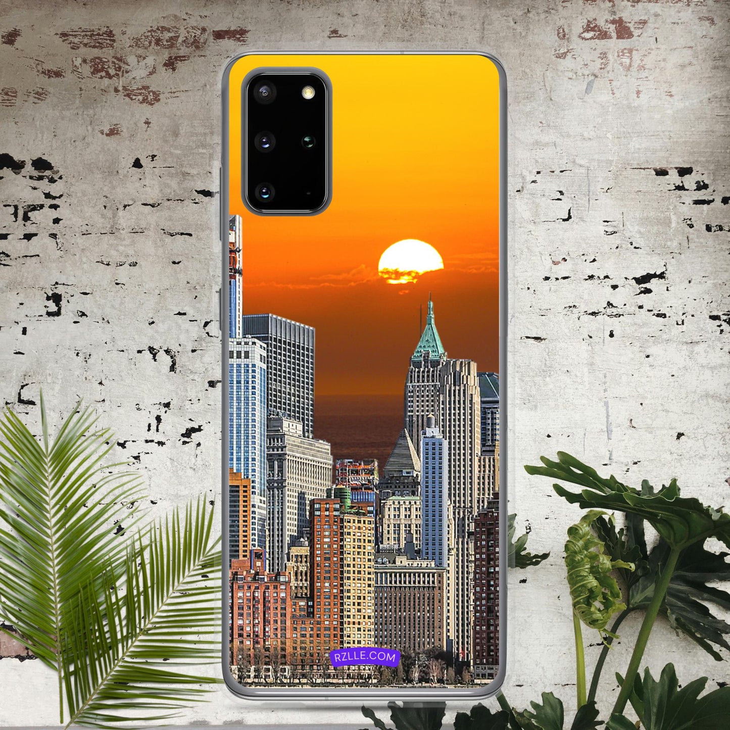 City Skyline Sunset Clear Case for Samsung®