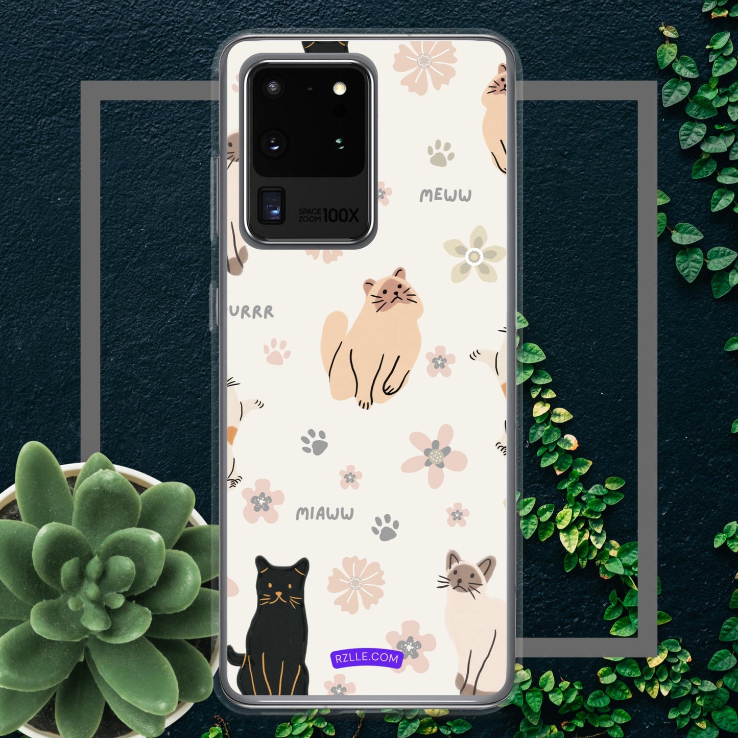 Cute Cats Samsung® Galaxy Clear Phone Case