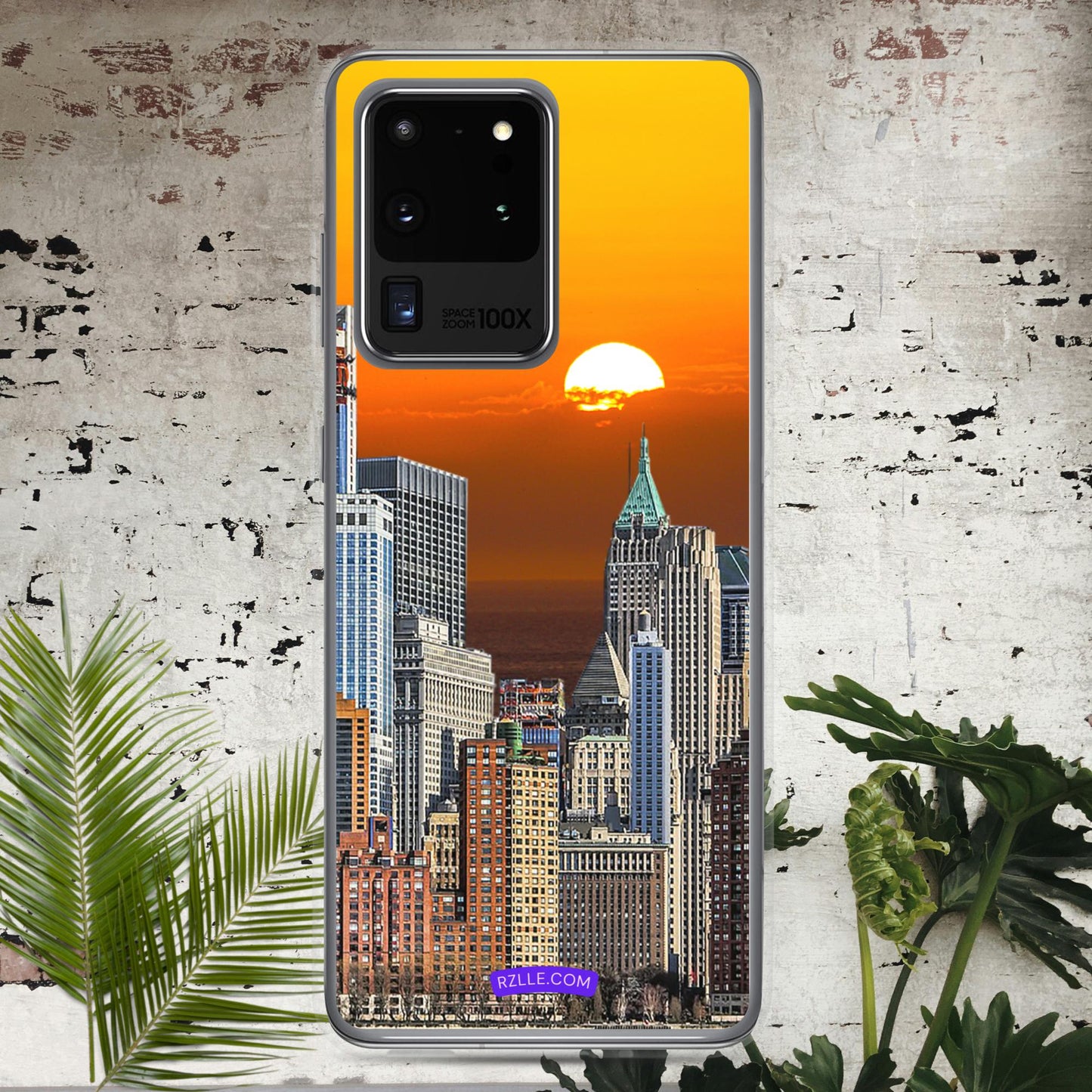 City Skyline Sunset Clear Case for Samsung®