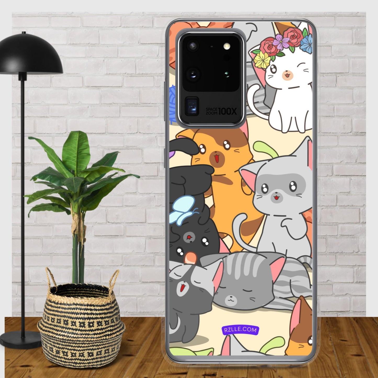 Cute Kawaii Cats Clear Case for Samsung®