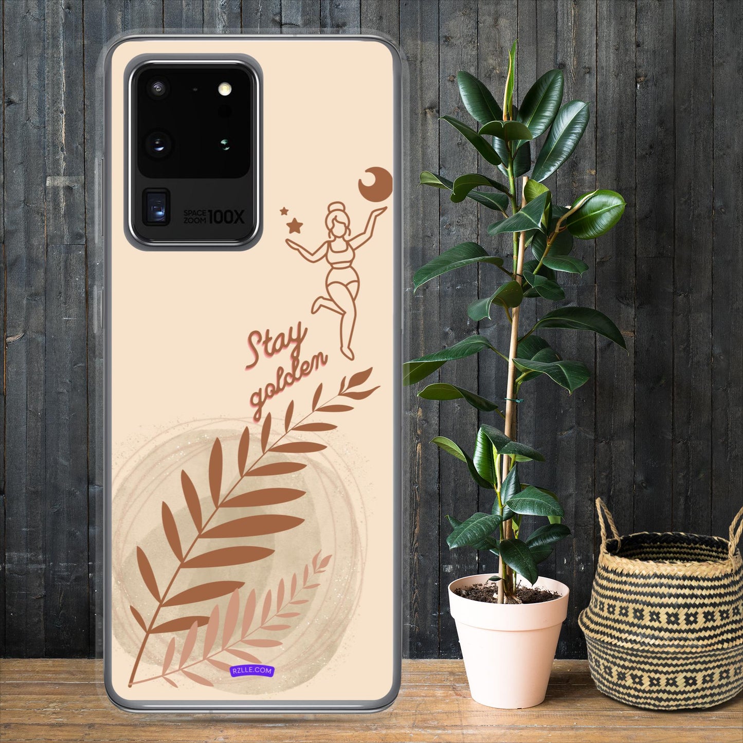 Boho Girl Clear Case for Samsung®