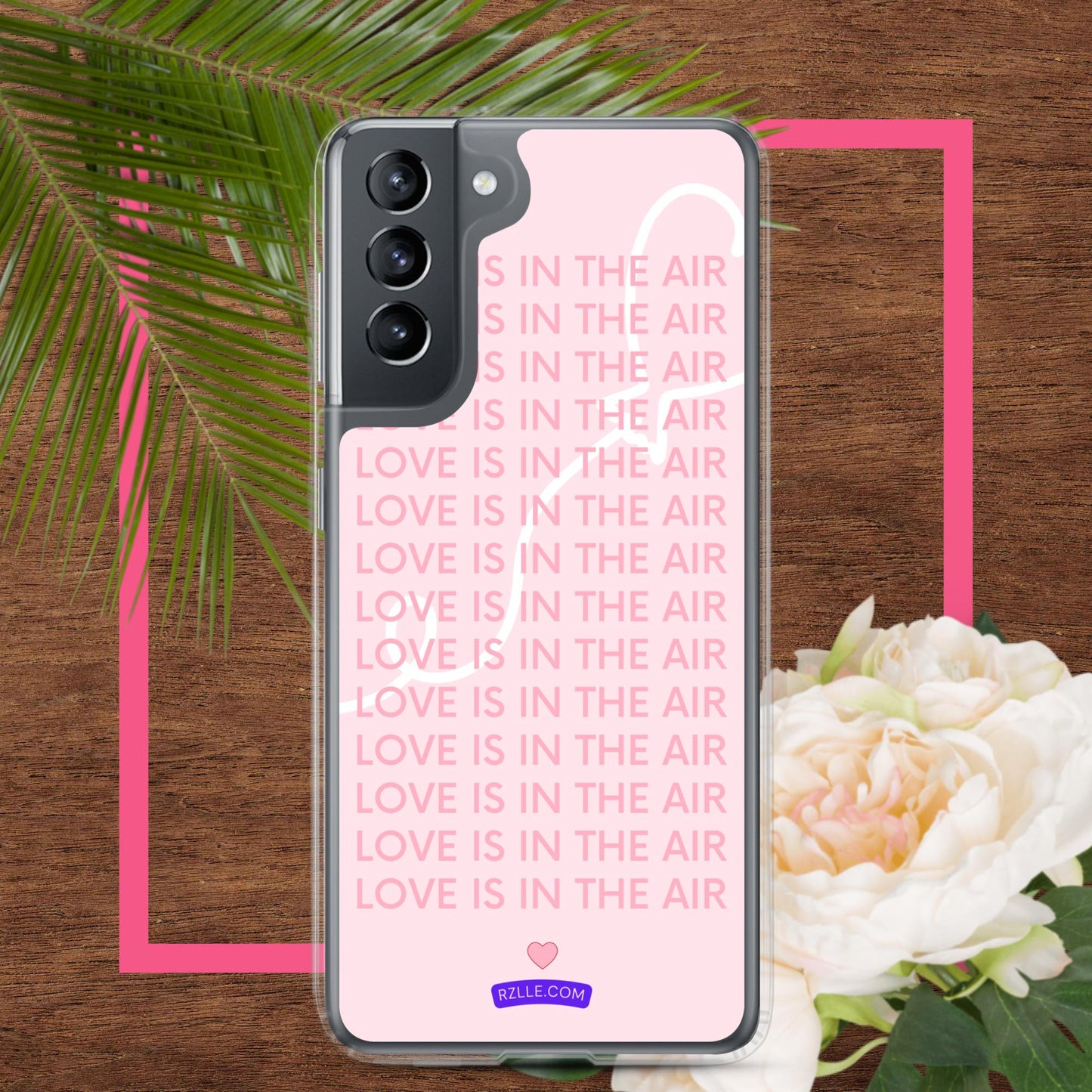 Love Is In The Air Samsung® Galaxy Clear Phone Case