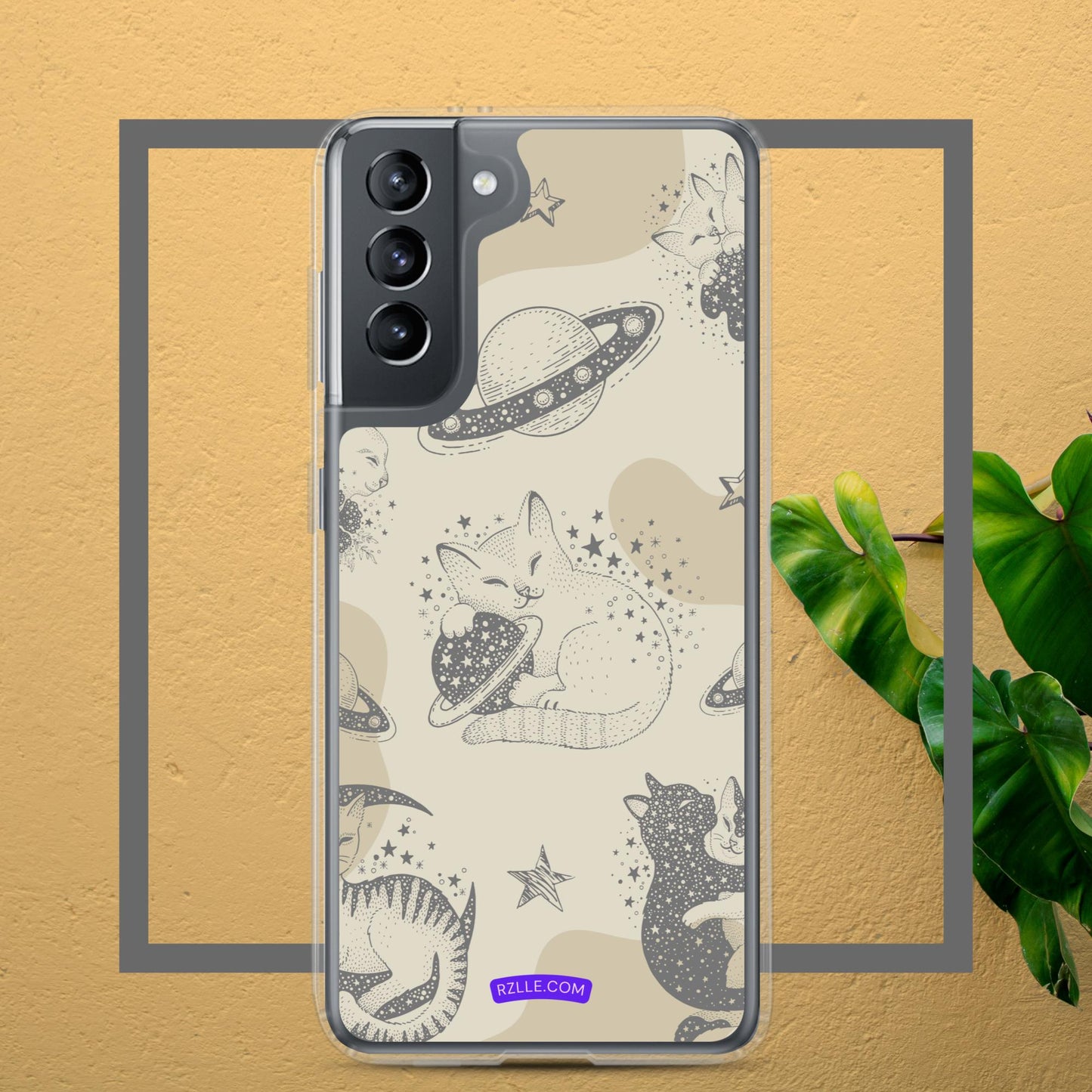 Galaxy Cats Samsung® Galaxy Clear Phone Case