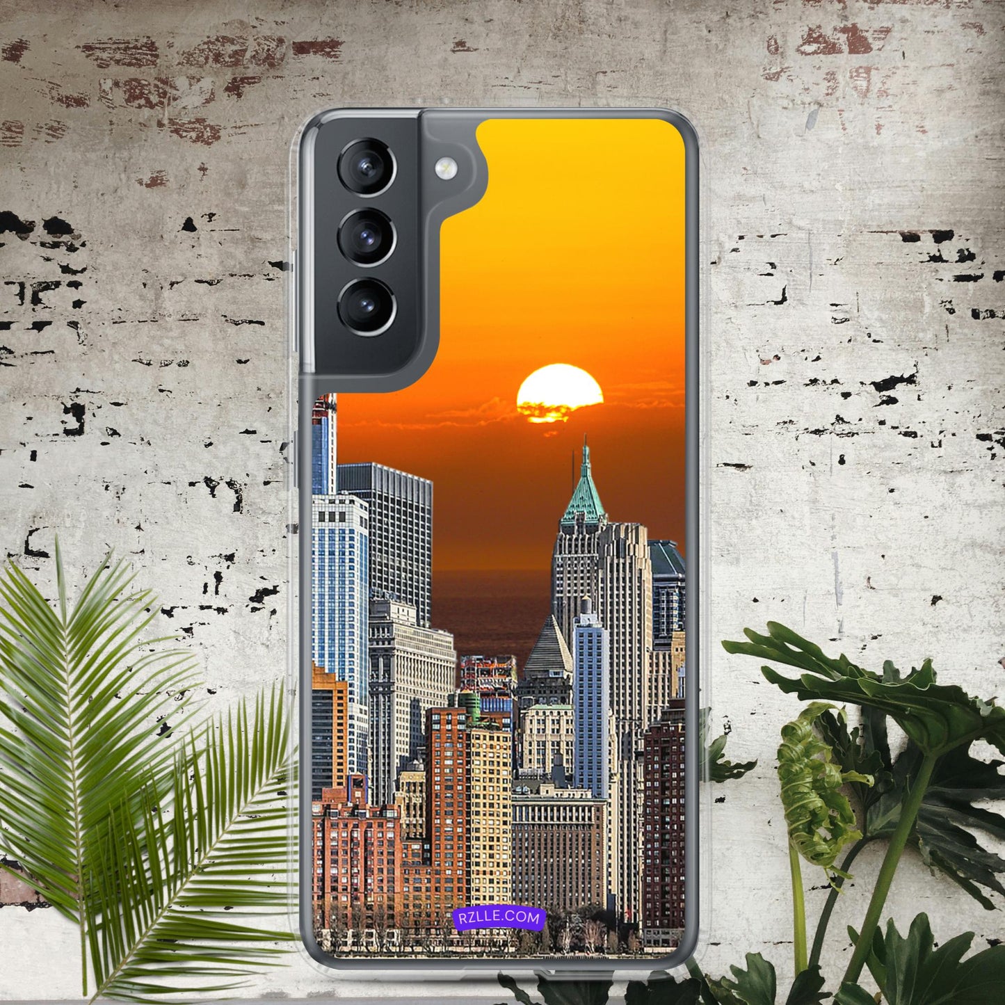 City Skyline Sunset Clear Case for Samsung®